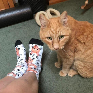 Custom Pet Face Socks - Always Whiskered
