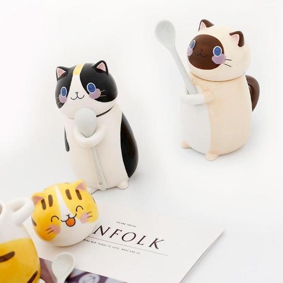 Cute 3D Meow Mug - Always Whiskered