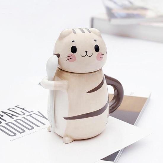 Cute 3D Meow Mug - Always Whiskered