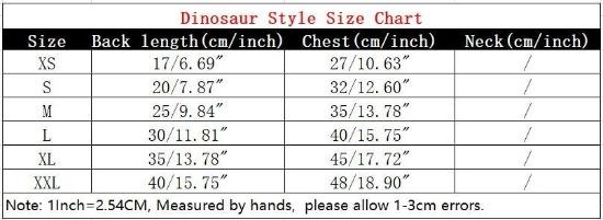 Dino Pet Jumpsuit - Always Whiskered