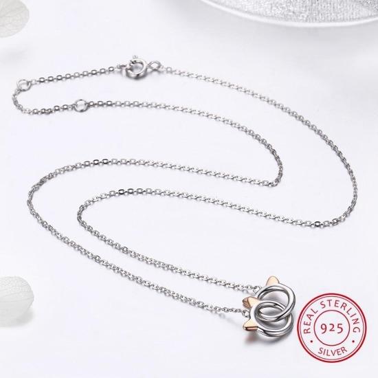 Duo Kitty Necklace - Always Whiskered