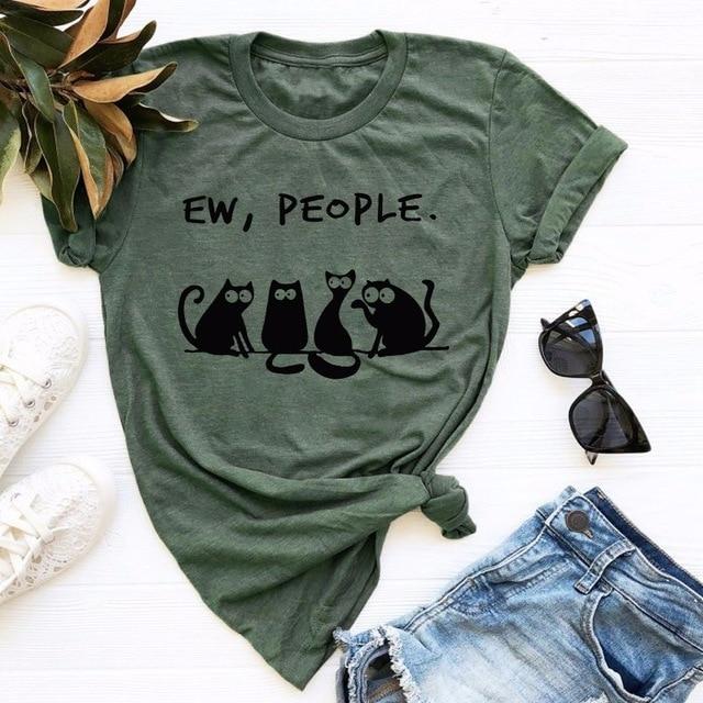 Ew, people Shirt - Always Whiskered