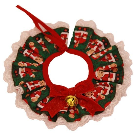 Festive Bow Teddy Collar - Always Whiskered