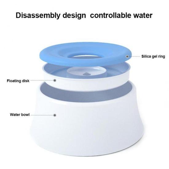 Float No-Wet-Mouth Pet Water Bowl - Always Whiskered
