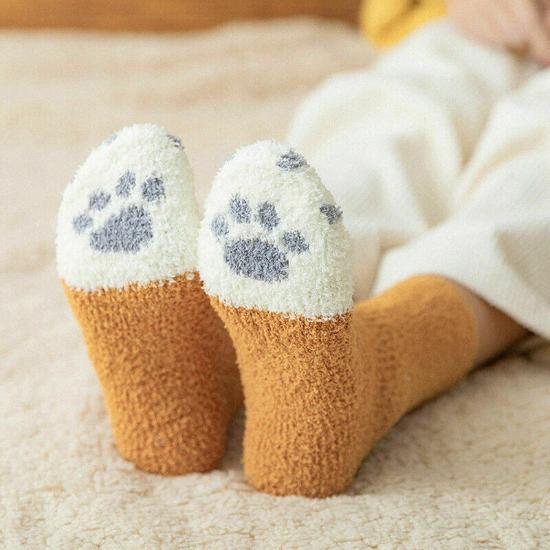 Fluffy Paw Socks (2pairs) - Always Whiskered