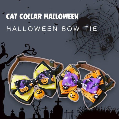 Halloween Bow Collar - Always Whiskered