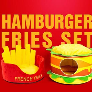 Hamburger & Fries Bed - Always Whiskered