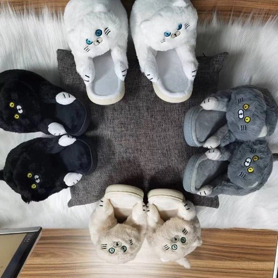 Hugger Cat Slippers - Always Whiskered