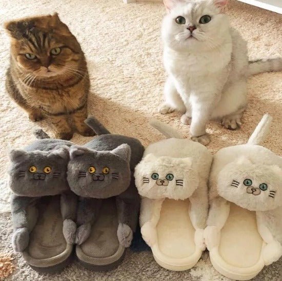 Hugger Cat Slippers - Always Whiskered