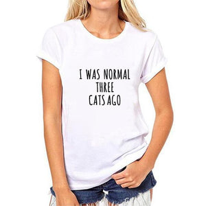 I Was Normal Women's Tee - Always Whiskered