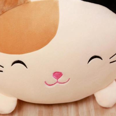 Kawaii Cat Pillow - Always Whiskered