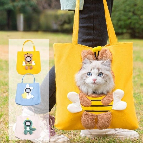 Kawaii Pet Tote Carrier - Always Whiskered