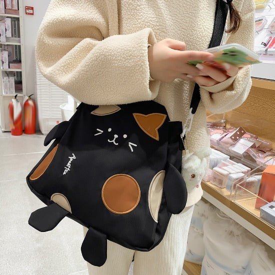 Kawaii Whiskered Messenger Bag - Always Whiskered