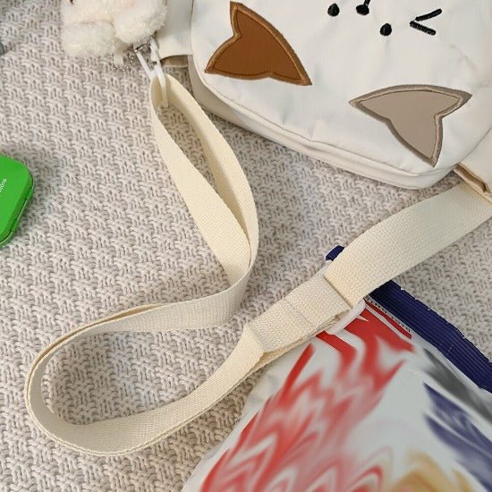 Kawaii Whiskered Messenger Bag - Always Whiskered