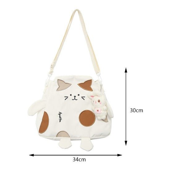 Kawaii Whiskered Messenger Bag - Always Whiskered