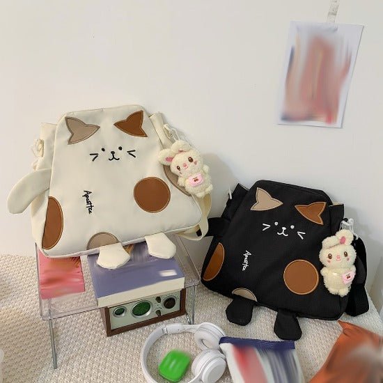 Kawaii Whiskered Messenger Bag - Always Whiskered