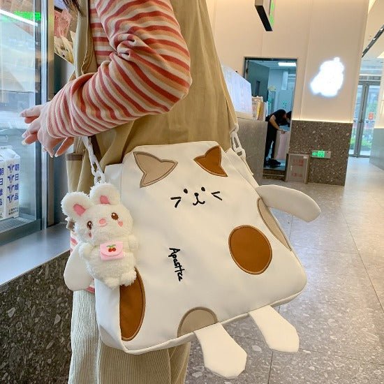 Kawaii Whiskered Messenger Bag - Always Whiskered