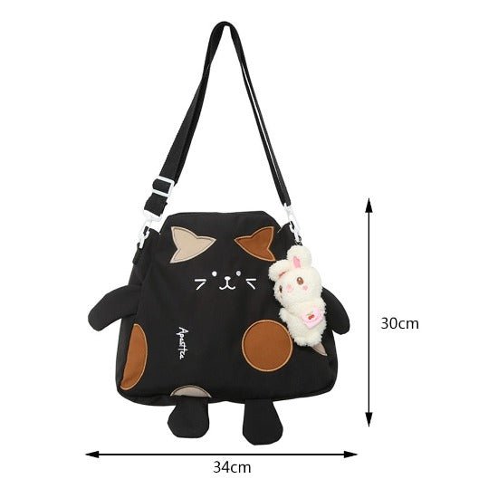 Kawaii Whiskered Messenger Bag - Always Whiskered