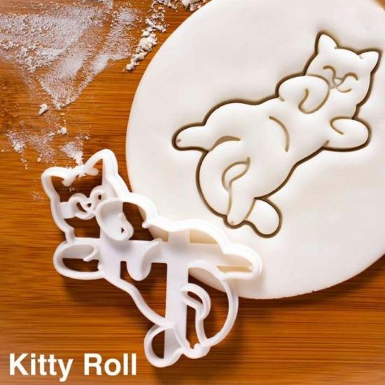 Kitty Butt, Scratch, Roll Cookie Cutter (3pcs/set) - Always Whiskered