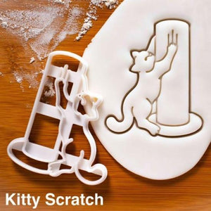 Kitty Butt, Scratch, Roll Cookie Cutter (3pcs/set) - Always Whiskered