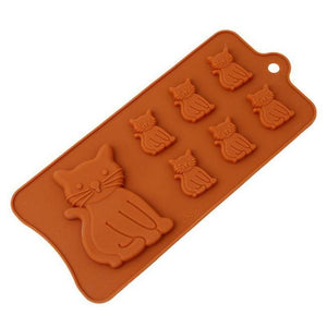 Kitty Cat Silicone Ice / Chocolate Molds - Always Whiskered – Always  Whiskered