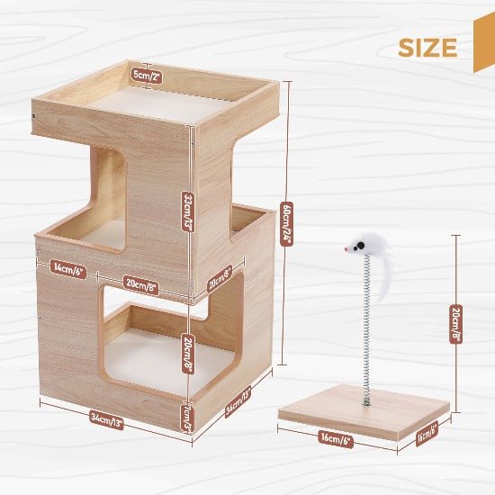Kitty Tower Side Table - Always Whiskered
