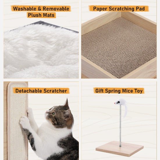 Kitty Tower Side Table - Always Whiskered
