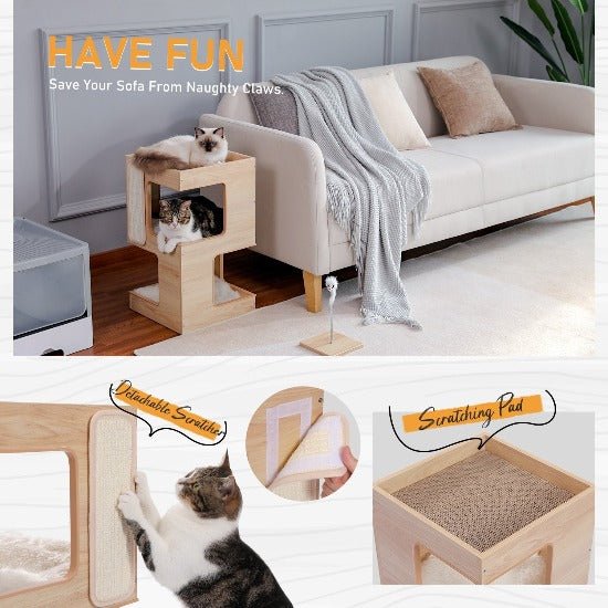 Kitty Tower Side Table - Always Whiskered