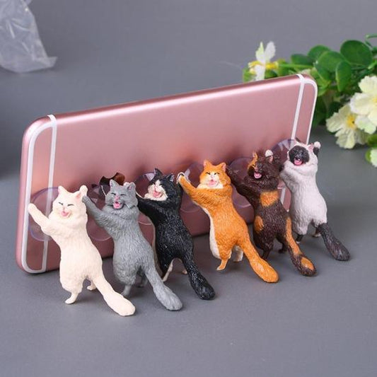 Cat phone holder- Always Whiskered