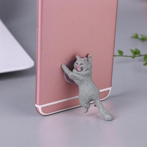 Cat phone holder- Always Whiskered