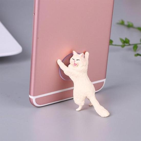 Cat phone holder- Always Whiskered