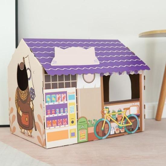 cat cardboard box 