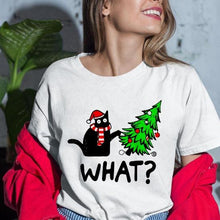 Knocked Down The Christmas Tree Unisex Tee - Always Whiskered