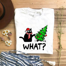 Knocked Down The Christmas Tree Unisex Tee - Always Whiskered