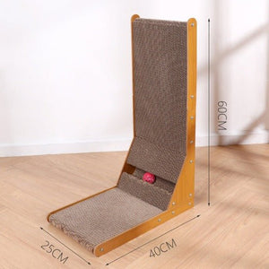 L-shaped Cat Scratcher - Always Whiskered