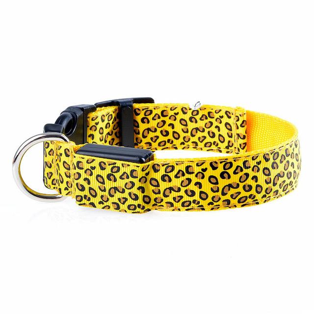 Leopard Light Up Collar - Always Whiskered 