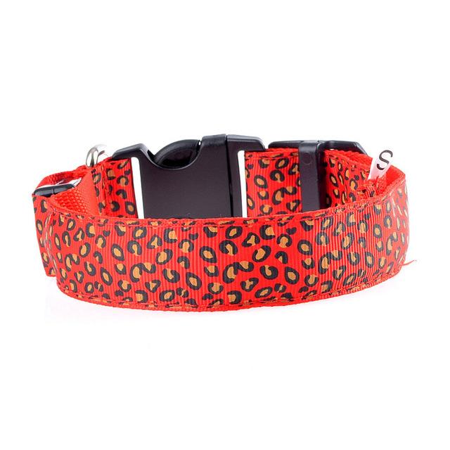 Leopard Light Up Collar - Always Whiskered 