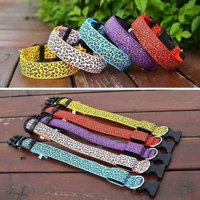 Leopard Light Up Collar - Always Whiskered 