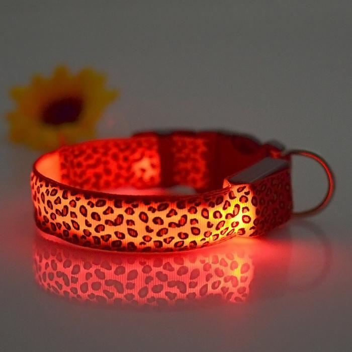 Leopard Light Up Collar - Always Whiskered 