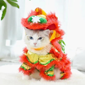 Lion Dance Pet Costume - Always Whiskered