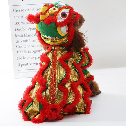 Pet Lion Dance Costume - Always Whiskered 