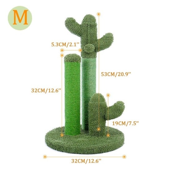 Looking Sharp Cactus Scratch Post - Always Whiskered