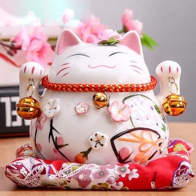 108 Flowers Takashi Murakami Lucky Cat Coin Bank PSA10 | eBay
