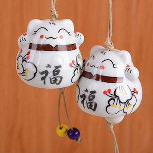 Lucky Cat Hanging Ornament - Always Whiskered 