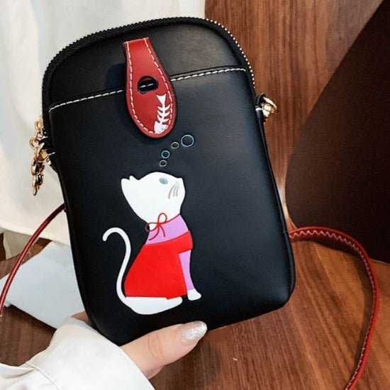 Meow-bile Phone Sling Bag - Always Whiskered