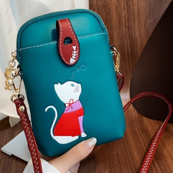 Meow-bile Phone Sling Bag - Always Whiskered