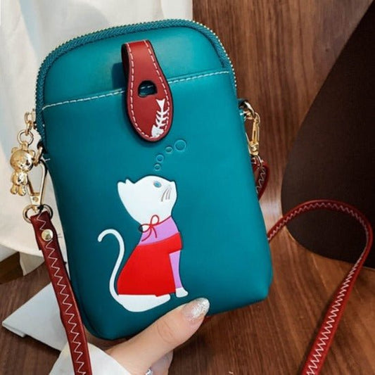 Meow-bile Phone Sling Bag - Always Whiskered