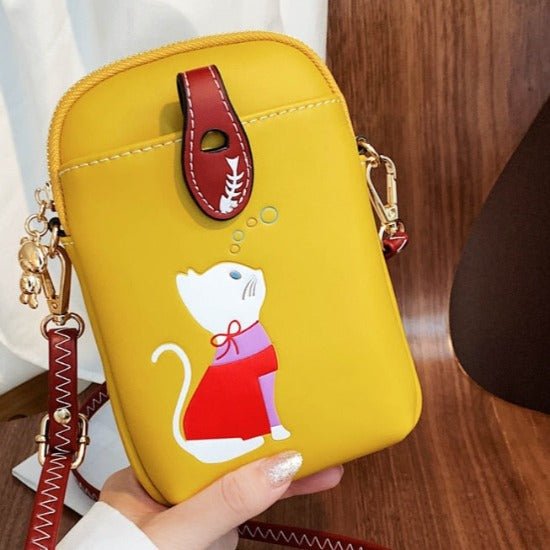 Meow-bile Phone Sling Bag - Always Whiskered