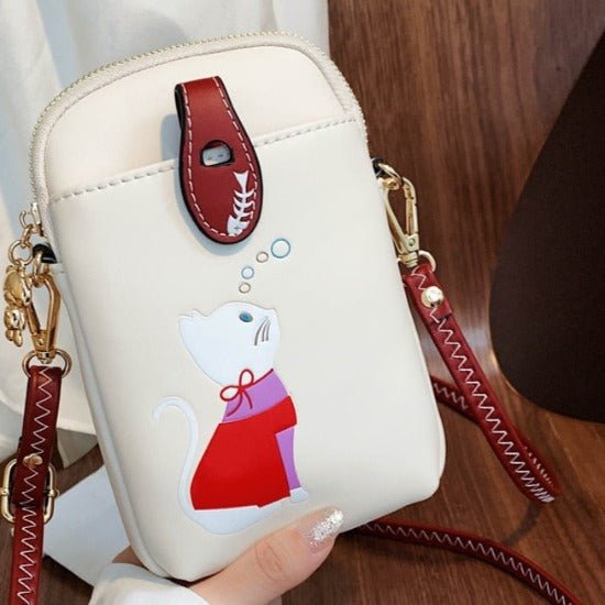 Meow-bile Phone Sling Bag - Always Whiskered