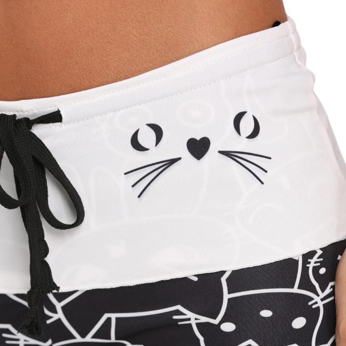 Cat yoga lounge pants - Always Whiskered